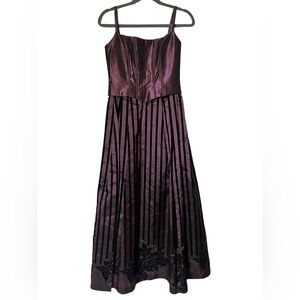 Ever Beauty Corset Purple Dress